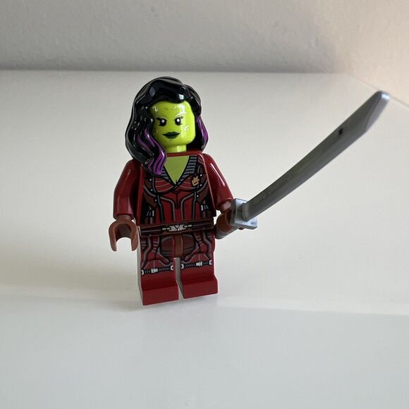 LEGO Gamora Minifigure sh124 Marvel Guardians Of The Galaxy 76021 - Picture 1 of 2